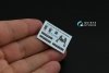 Quinta Studio QDS-72134 AV-8B late 3D-Printed coloured Interior on decal paper (Hasegawa) (small version) 1/72
